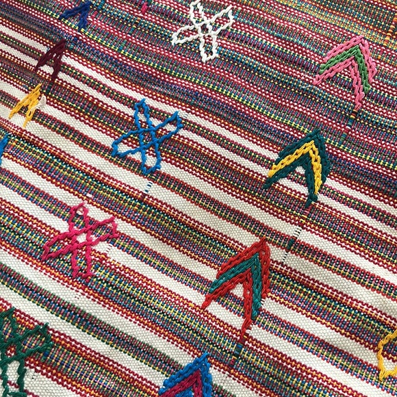 Excellent condition! Handwoven and Vintage Guatemalan top. Colorful & vibrant - Picture 7 of 10